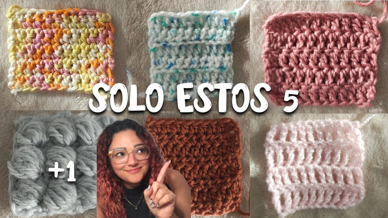 Guía básica de Crochet: Los puntos que necesitas dominar primero