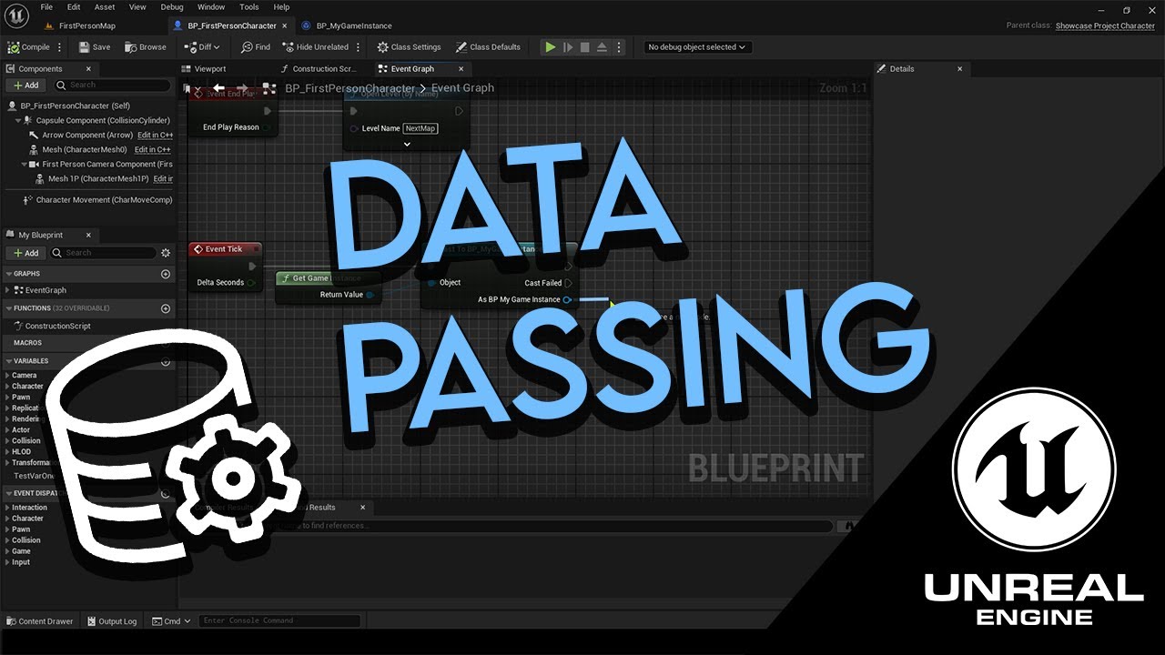 UE5.3: PASSING DATA BETWEEN LEVELS