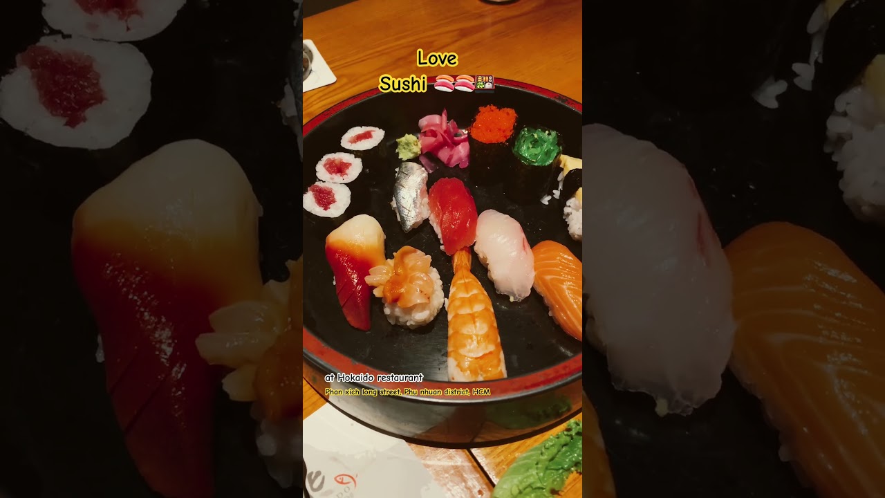 Sushi at Phanxichlong street, HCM #food #sushi #foodie #yummy #japanesefood #hokaido