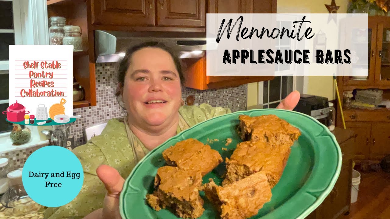 Deliciously Dairy-free Applesauce Bars!