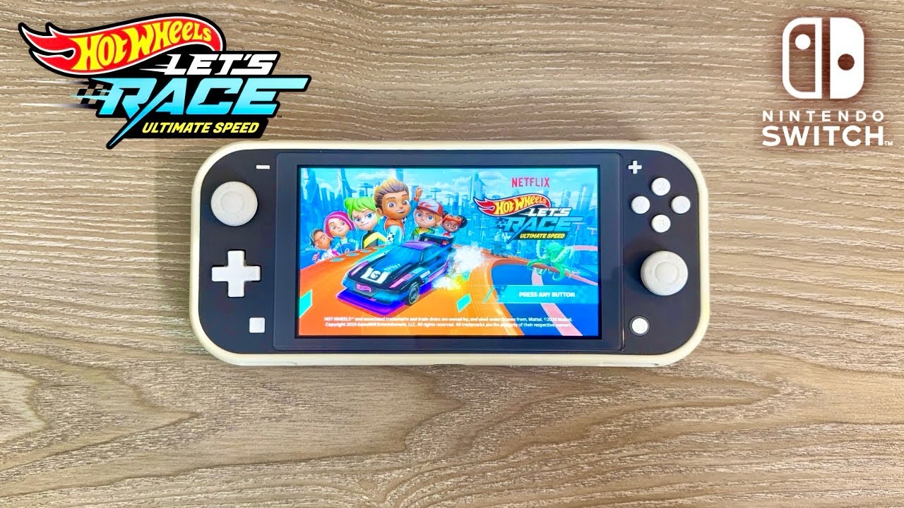 Hot Wheels Let's Race: Ultimate Speed Gameplay on Nintendo Switch Lite