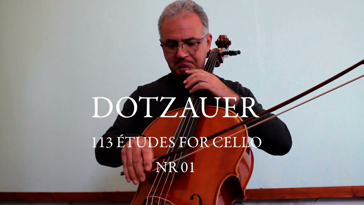 Dotzauer - 113 etudes for cello N.1 Aurelio Bertucci