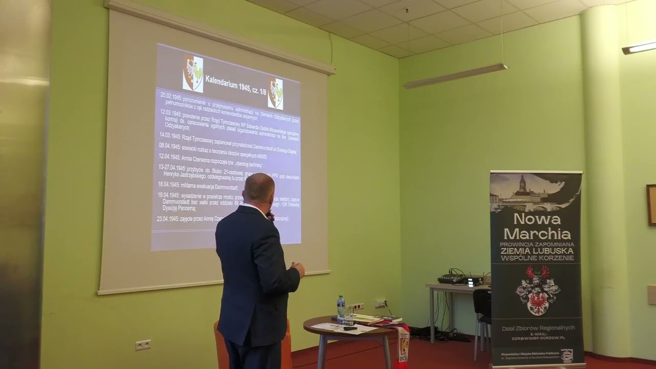 „80 lat administracji polskiej w Słubicach” – wykład Rolanda Semika