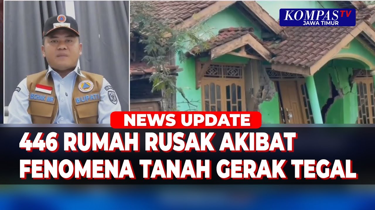 [Full] Bupati Tegal Sebut Ada 464 Rumah Warga Rusak Akibat Peristiwa Tanah Bergerak