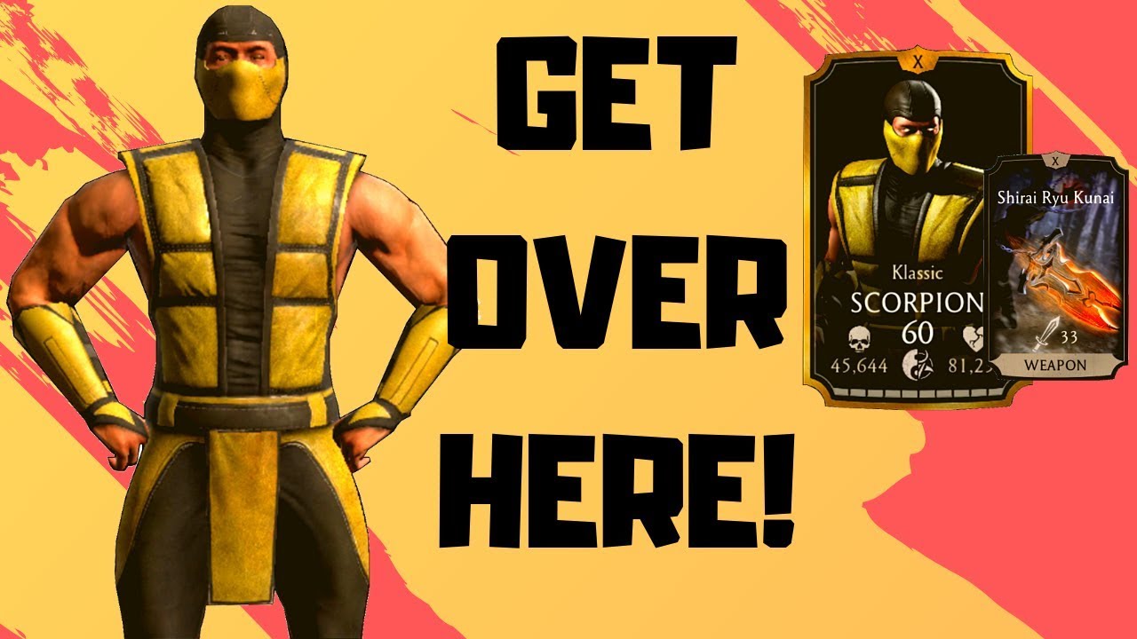 MK Mobile: Klassic Scorpion Review! GET OVER HERE!!!