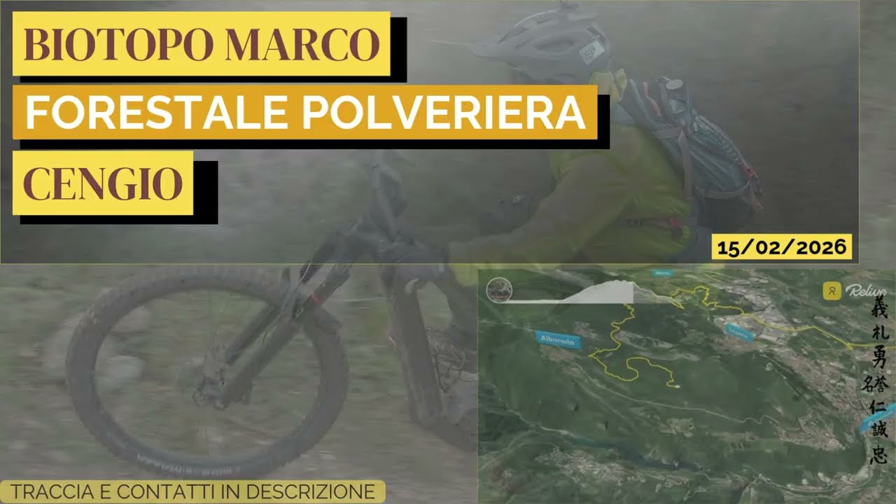 Biotopo Marco - forestale polveriera - Cengio 15.02.26