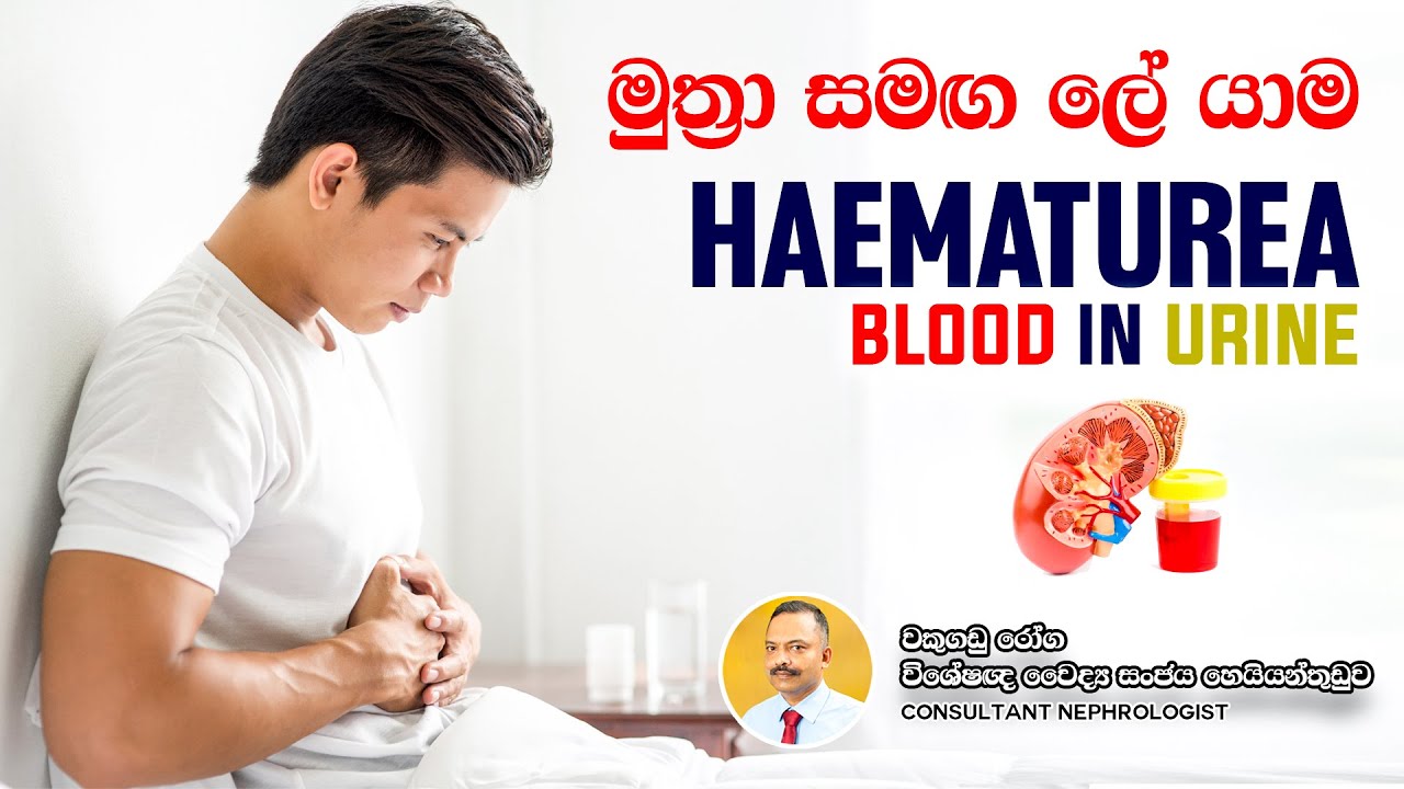 මුත්‍රා සමග ලේ යාම - Blood in urine (Haematurea)
