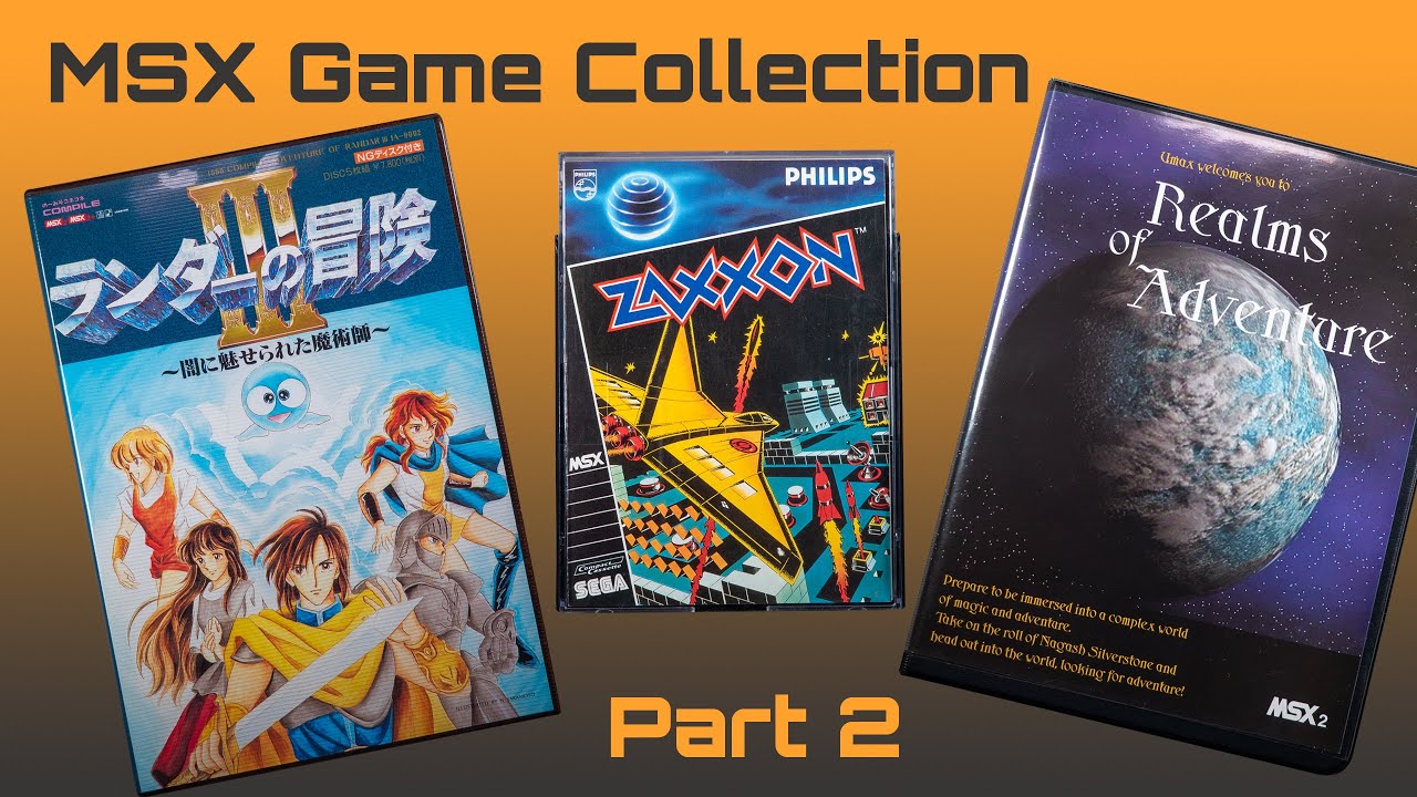 MSX Sammlung / Game Collection Part 2