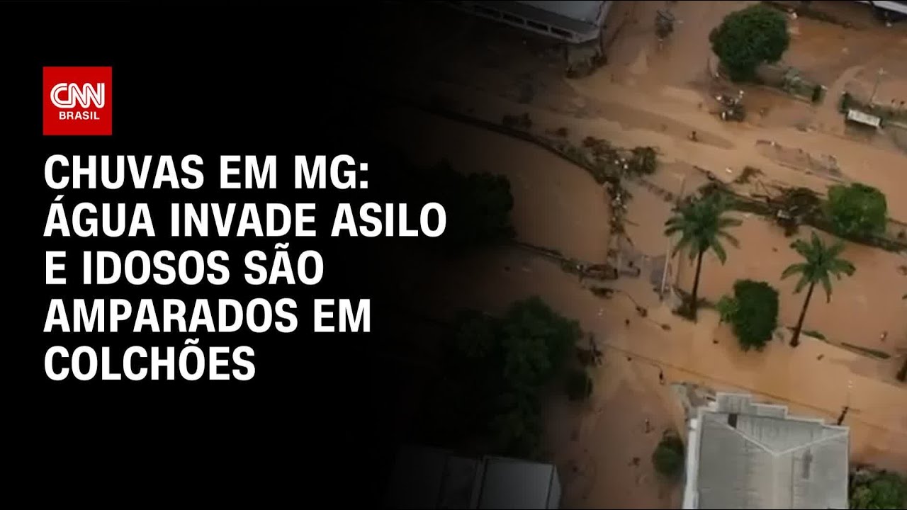 Chuva invade asilo em Minas Gerais e idosos s&atilde;o amparados em colch&otilde;es | CNN 360&ordm;