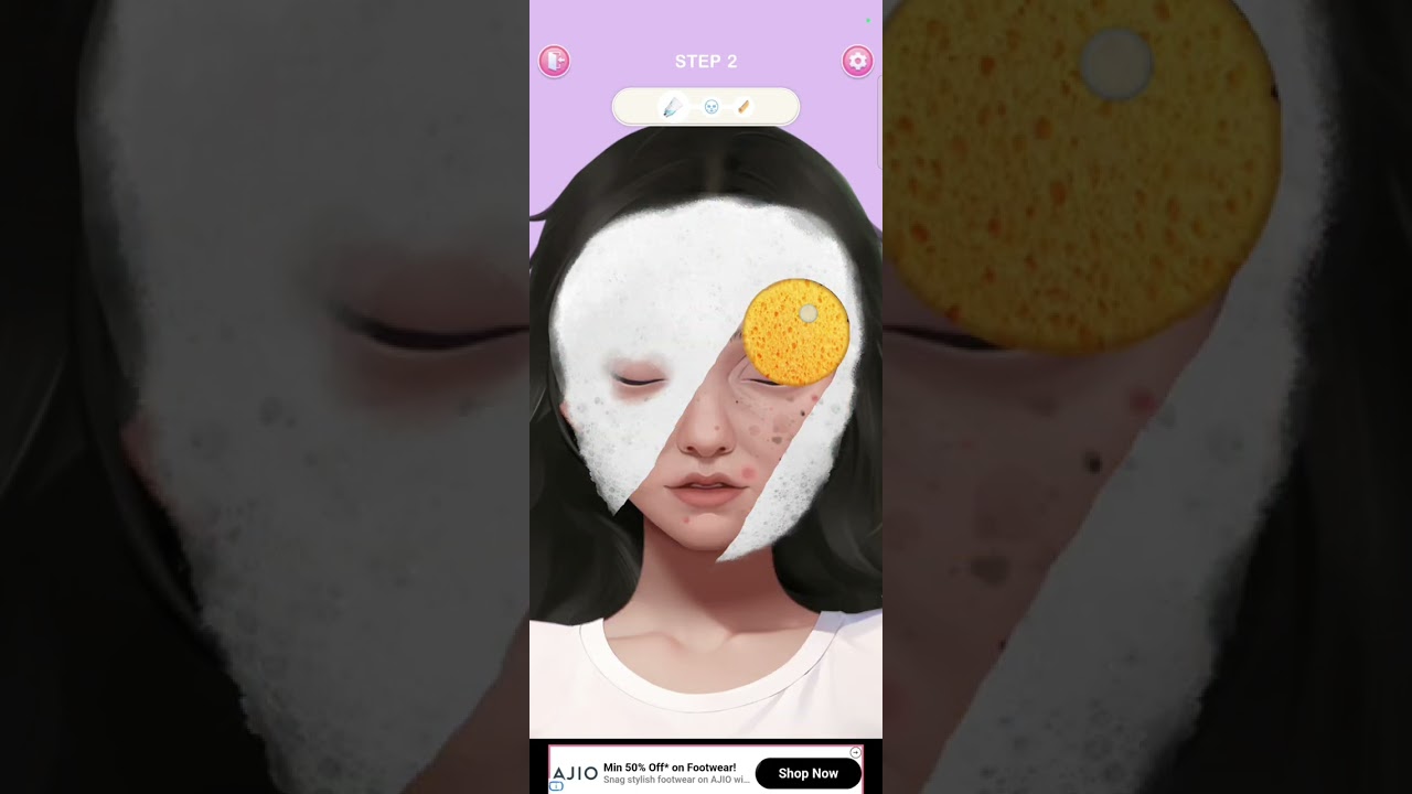 Doll makeup game #gameplay #viralvideos #likeandsubscribe 5