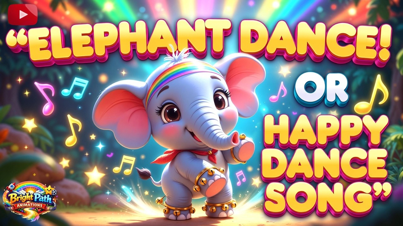 🐘💃 Ellie the Elephant Dance Song | Fun Kids Dance & Music Video