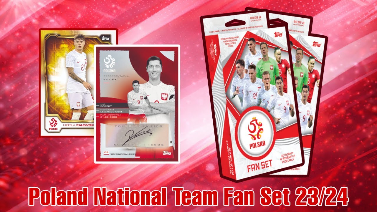 Szép kis exkluzív doboz! | Topps Poland National Team Official Fan Set 23/24