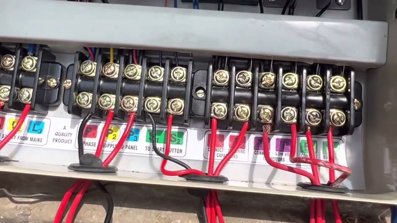 Phase converter 2/3 juice panel connection I सिंगल फेज पर थ्री फेज मोटर कैसे चलाएं?