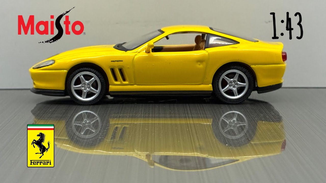 Обзор модели Ferrari 550 Maranello 1996г. 1:43 Maisto