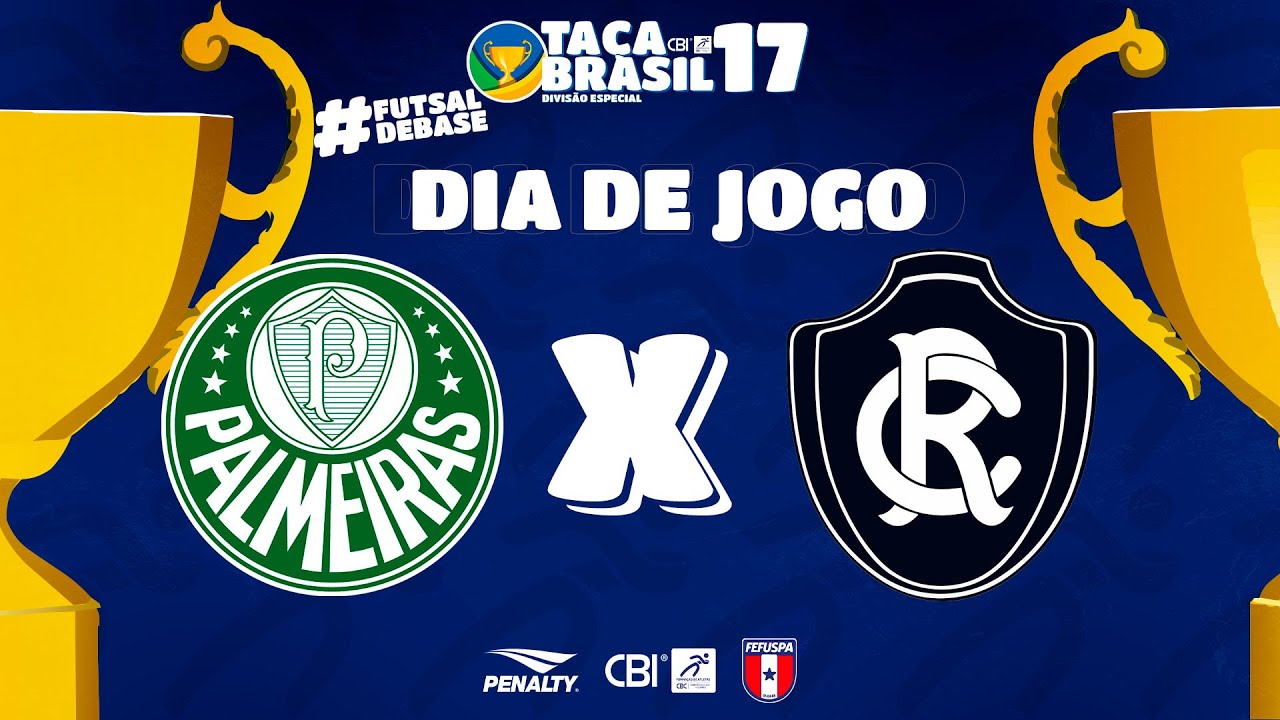 Taça Brasil CBI Sub 17 Masc. Especial | Palmeiras x Clube do Remo | 1ª Rodada | Ao Vivo