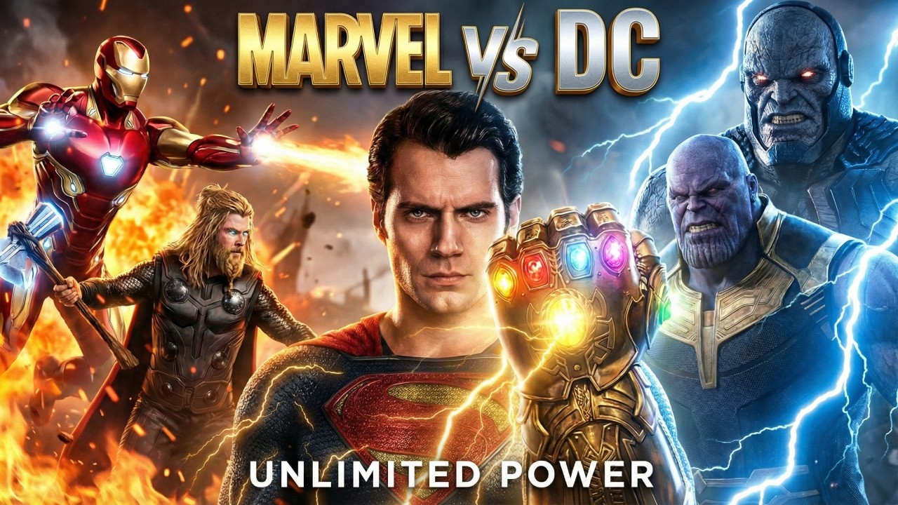 Marvel vs DC – The Ultimate Crossover | Superman vs Thanos