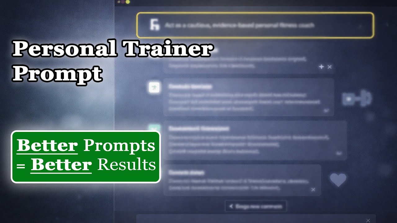 This AI Prompt Replaces a Personal Trainer (Safely)