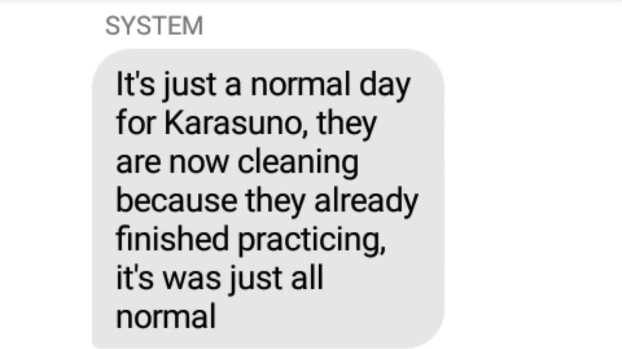 Haikyuu text || Top Hinata ||
