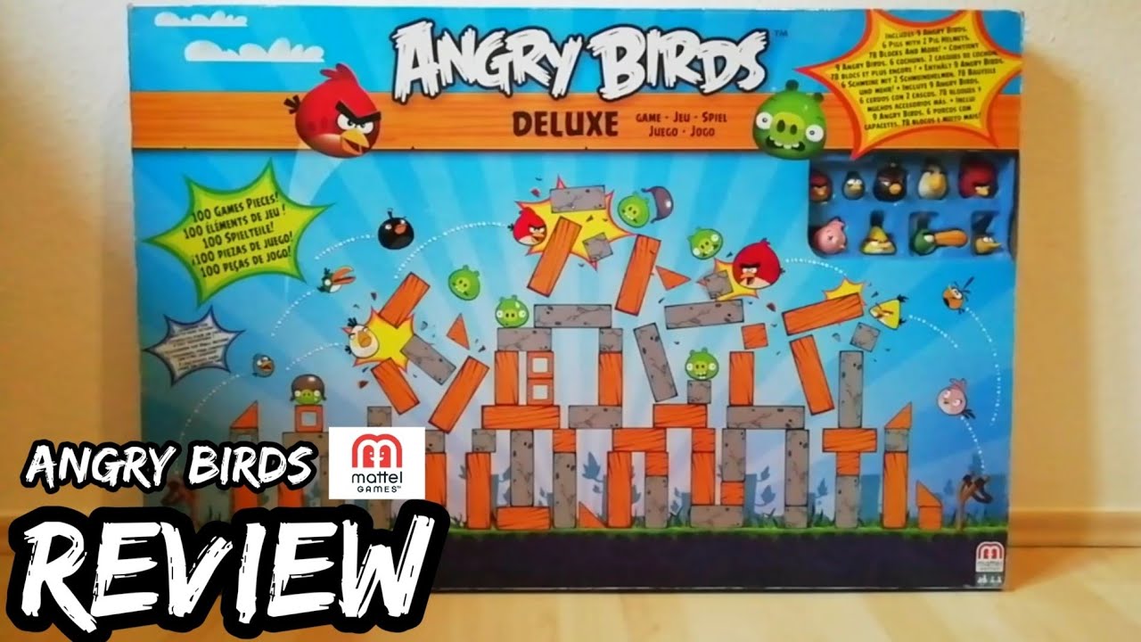 Angry Birds Mattel Delux Set Review.