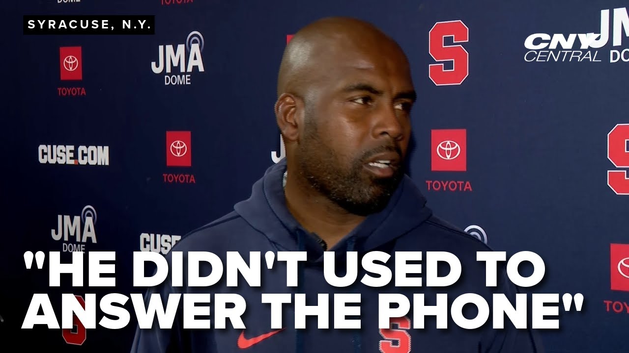 Syracuse Football Head Coach Brown has been after QB Steve Angeli for years