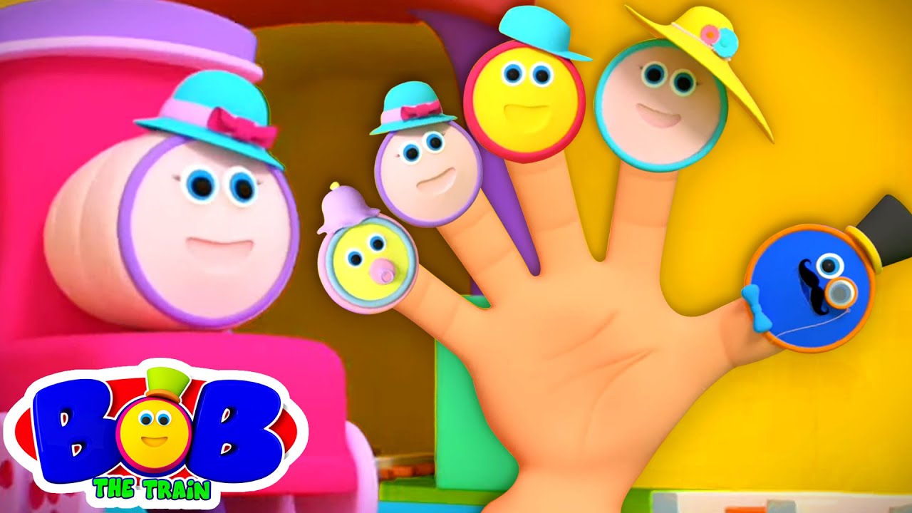 Bob The Train Finger Family | Kindergarten Songs & Nursery Rhymes for Kids | Cartoon Songs