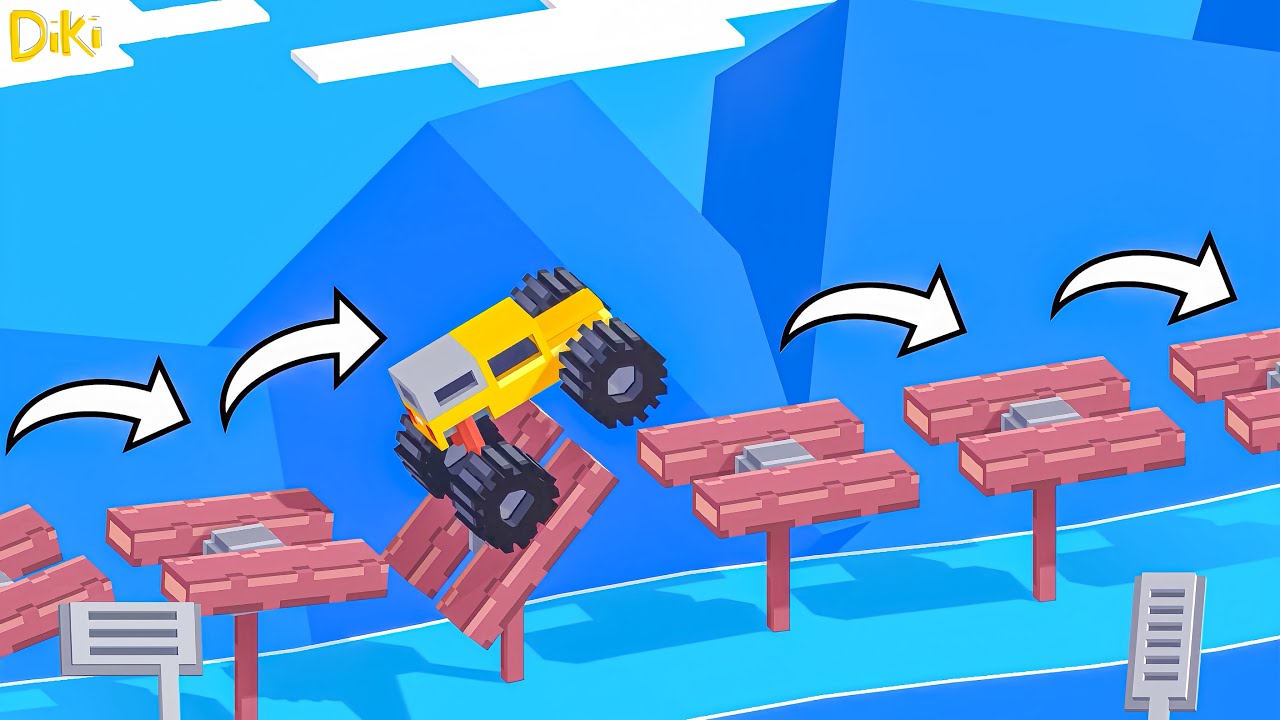 Fancade Powerful Wheels : Thrilling Jump Challenges to Test Your Skills!