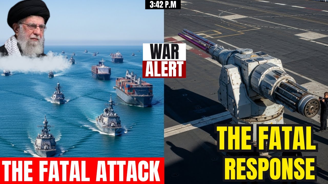 Strait of Hormuz Standoff at 3:42 PM | Iran vs. US Naval Power