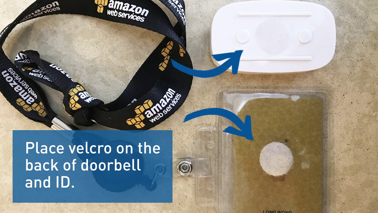 Use Velcro for your SadoTech Doorbell!