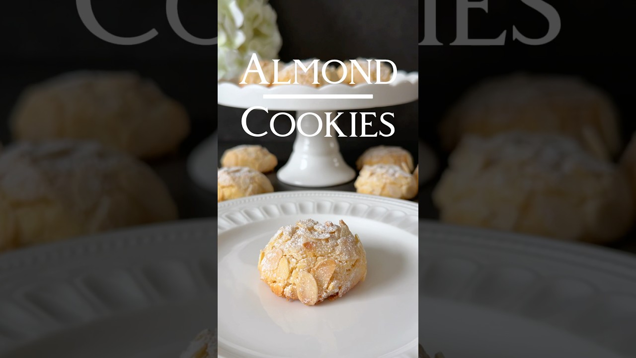 Almond Cookies Recipe 🤍