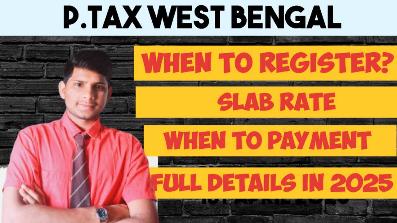 Professional Tax Details in West Bengal | Ptax Slab Rate in West Bengal | #Professionaltax