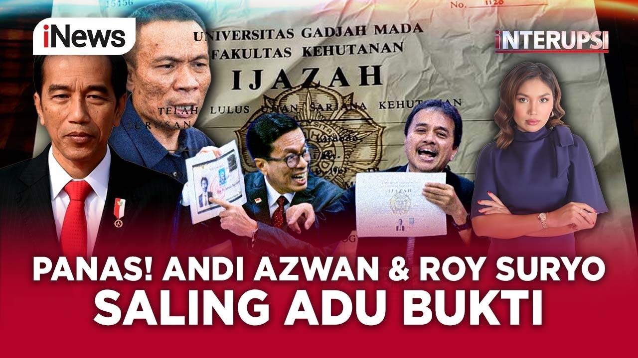 Panas! Andi Azwan dan Roy Suryo Saling Pamer Bukti Ijazah Jokowi | Interupsi 19/3