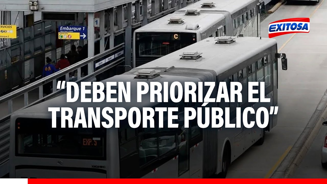 🔴🔵Metropolitano: “Deben priorizar el transporte público masivo” para beneficiar a usuarios