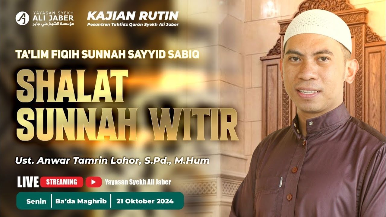 - SHALAT SUNNAH WITIR