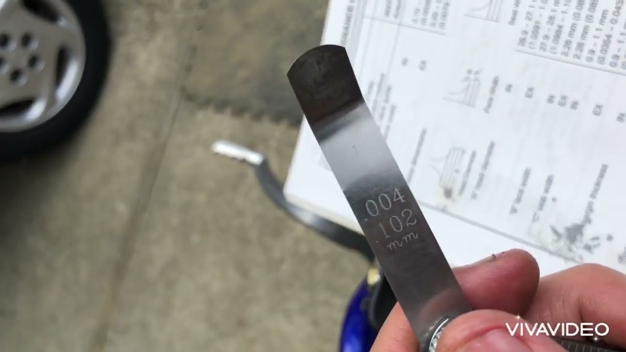 05 Wr450f Valve Clearance Check (150 Hours)