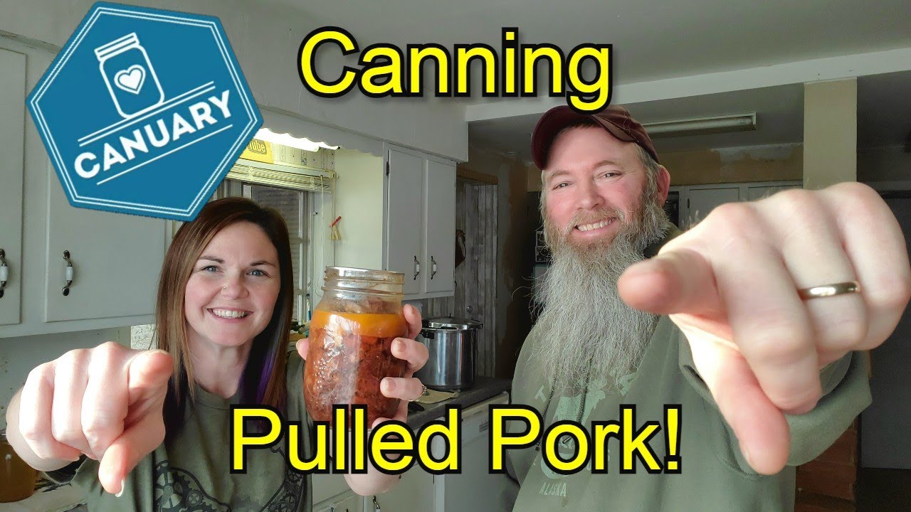 CANUARY | Canning Pulled Pork Using Our Homegrown Pastured Pork
