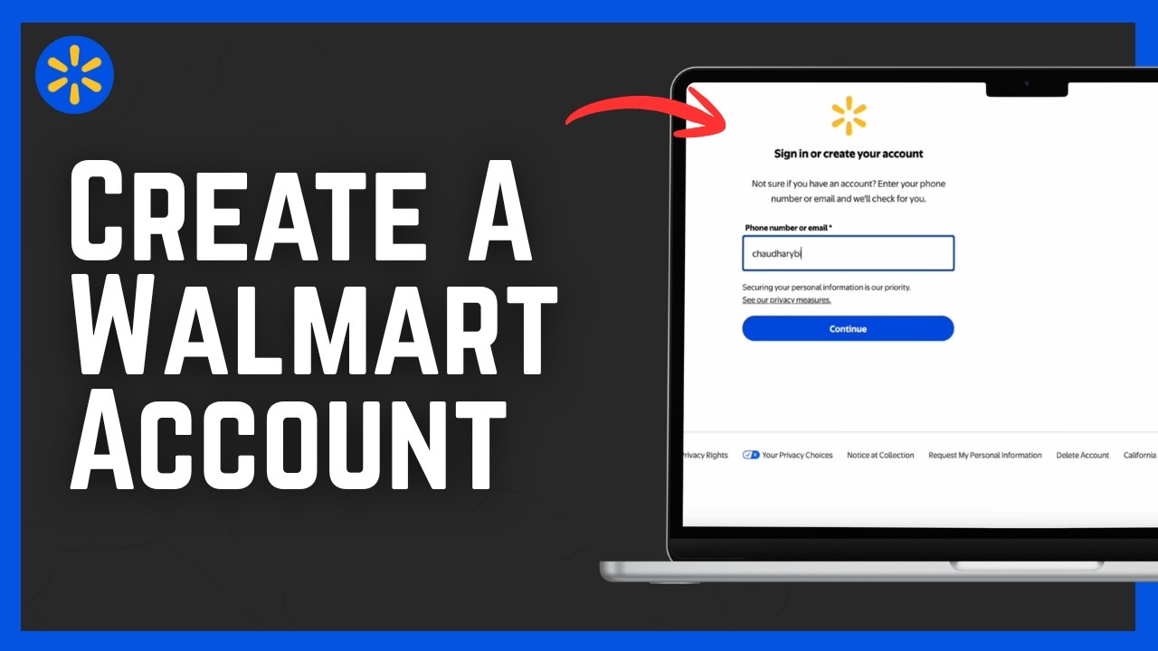 How To Create A Walmart Account 2026