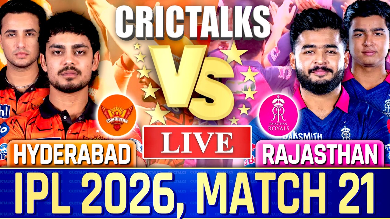 Live: Rajasthan vs Hyderabad, Live Match Today IPL 2026, Live Cricket Commentary, Scores 2nd Inn