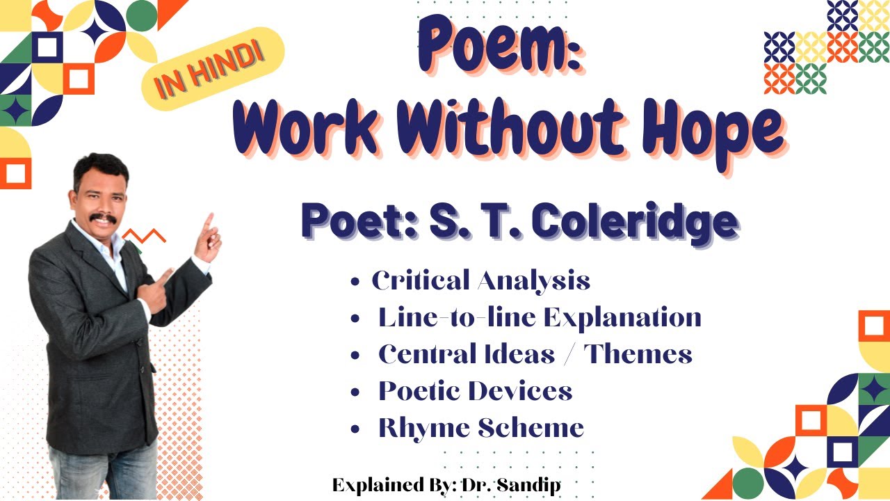 Work Without Hope # S. T. Coleridge # Poem # Critical Analysis