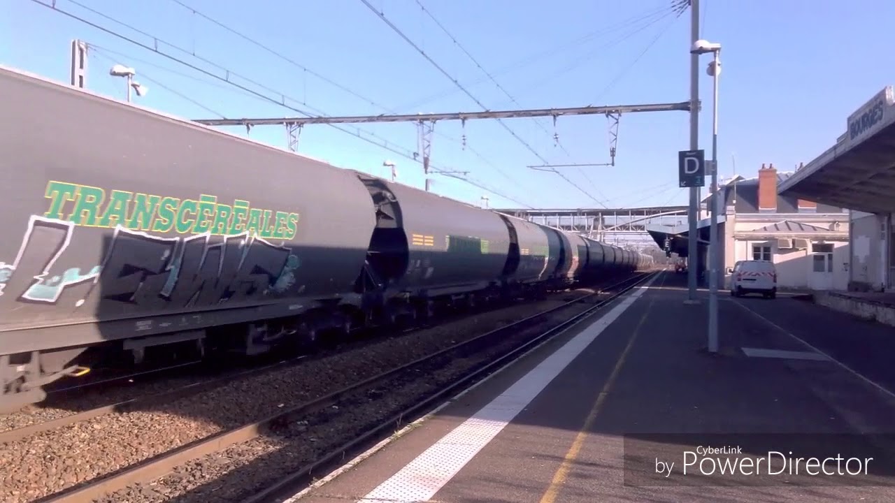 Fret - TER - Intercités - HLP en gare de Bourges