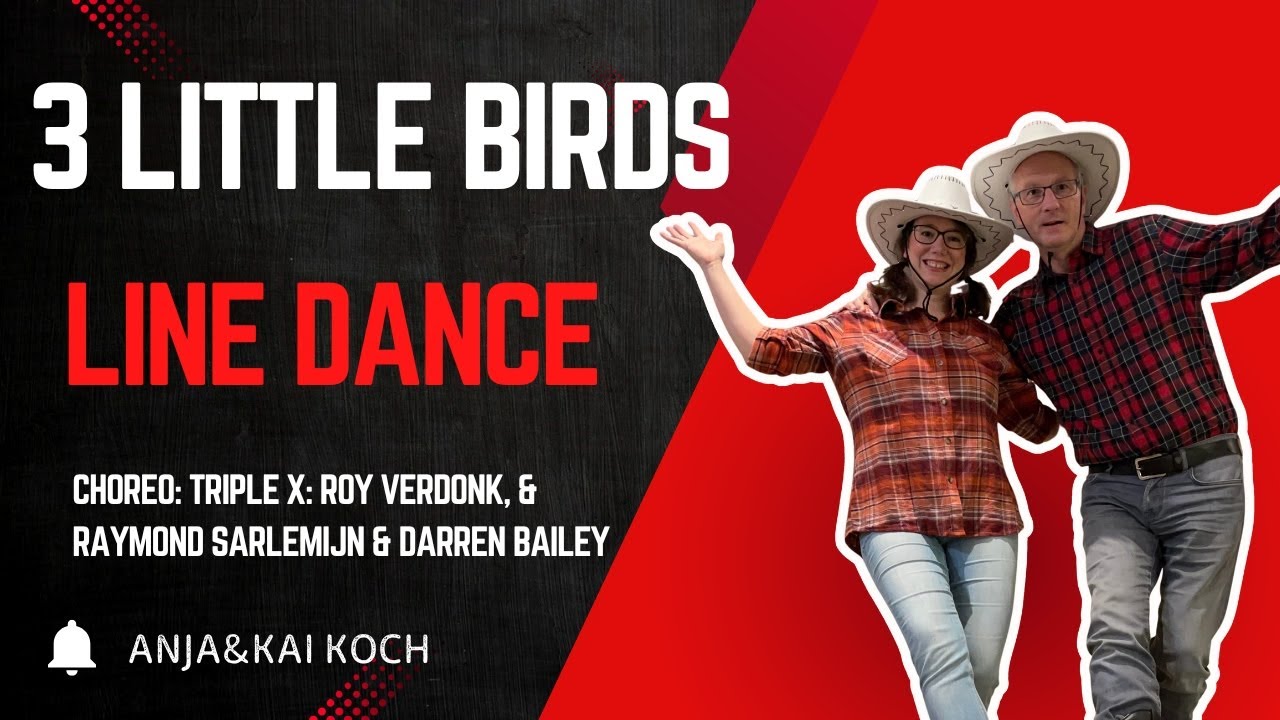 3 Little Birds | Line Dance | Demo