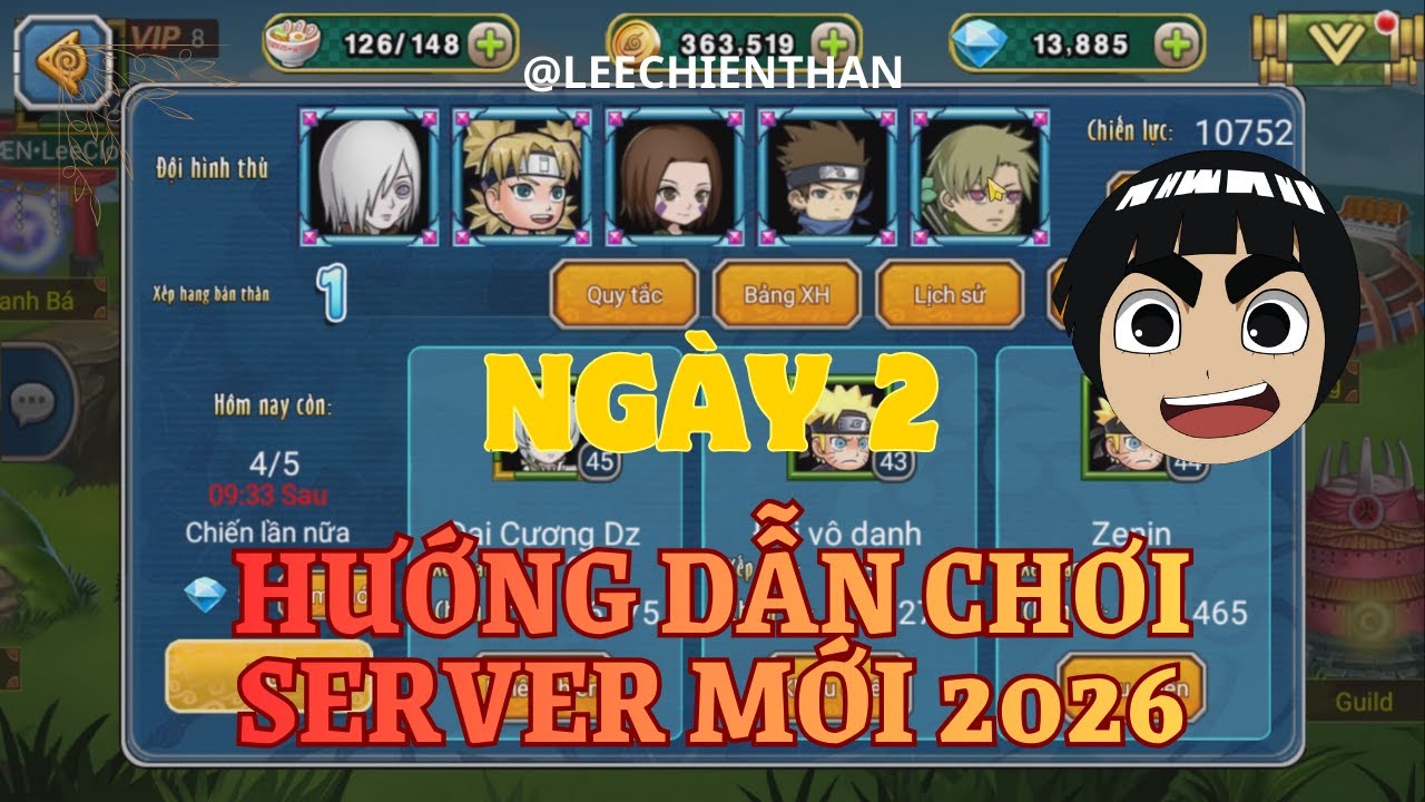 Hướng Dẫn Server Mới 2026 - Ngày 2 Cần Chuẩn Bị Gì Trước Level 52? | Ninja Rebirth