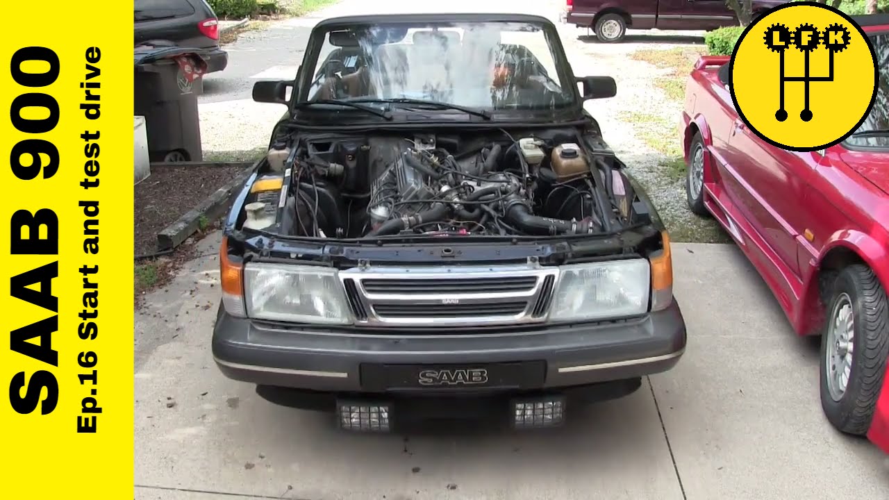 SAAB 900 test drive as a 5-speed- Ep.16