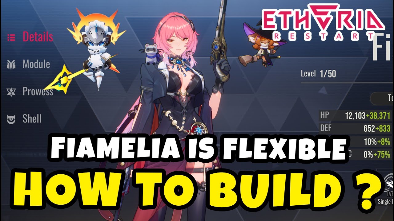 How To Build Fiamelia - DISGUSTING Damage + INSANE Healing | Etheria Restart