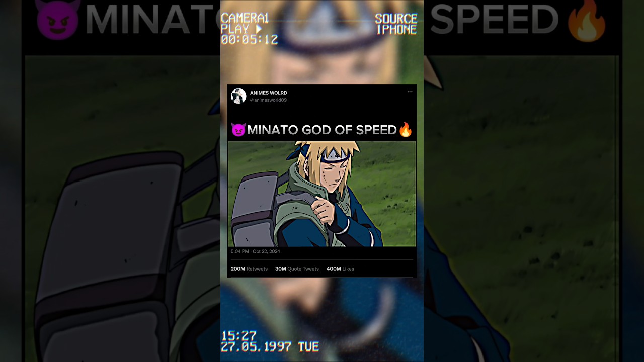 minato god of speed🗿😵#naruto #anime #narutoshippuden #shorts #minato #kakashi