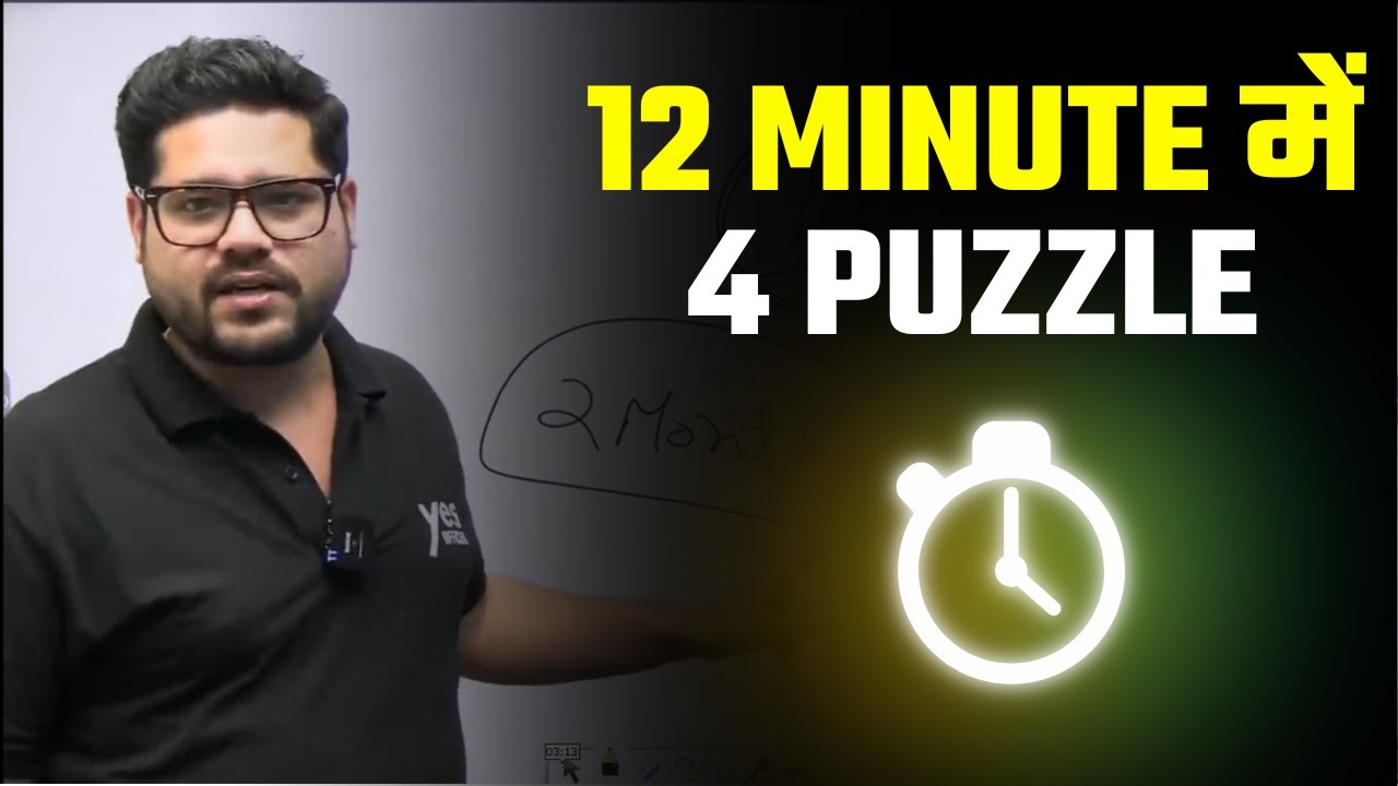 ✅ Live Puzzle - Beginner To Pro | Best Approach | All Bank Exams 2024 | Ankush Lamba
