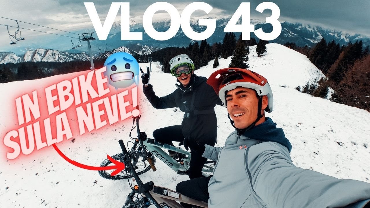 IN EBIKE SULLA NEVE A BERGAMO!! FUNZIONA DAVVERO! 🥶 | Vlog43- Marco Aurelio Fontana