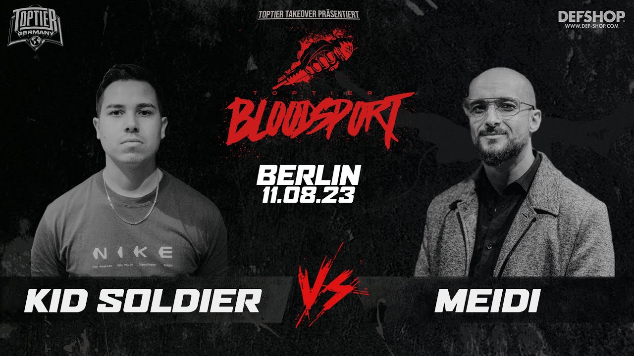 KID SOLDIER vs. MEIDI - Bloodsport Acapella-Match, HIP HOP HOORAY 11.08.2023