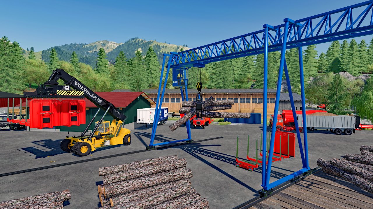 FS22 - Map Waldstetten 047  🇩🇪🚛🚧 - Forestry, Farming and Construction - 4K