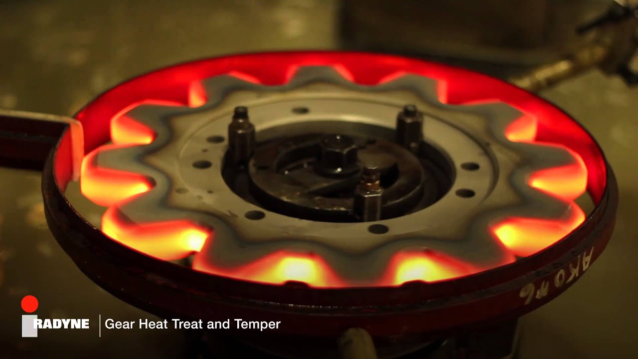 Gear Hardening and Tempering - Heat Treating with the Flexscan Induction Scanner/Pop-Up