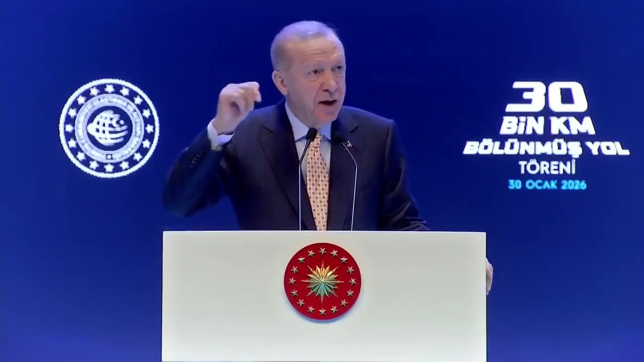 Karayolları Genel Müdürlüğü Otuz Bininci Kilometre Bölünmüş Yol Hizmete Alma Töreni